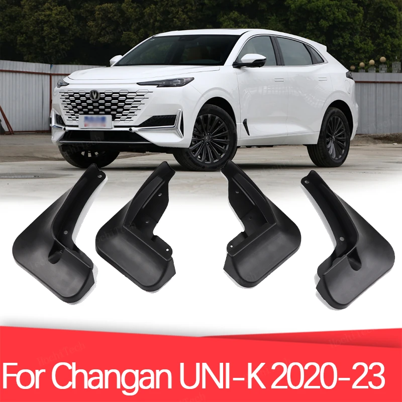 Car Front Rear Mud Flap Mudguards Splash Guards for Changan UNI-K UNIK 2020-2023 Mudflaps Splash Guards Mud Flap Front Rear