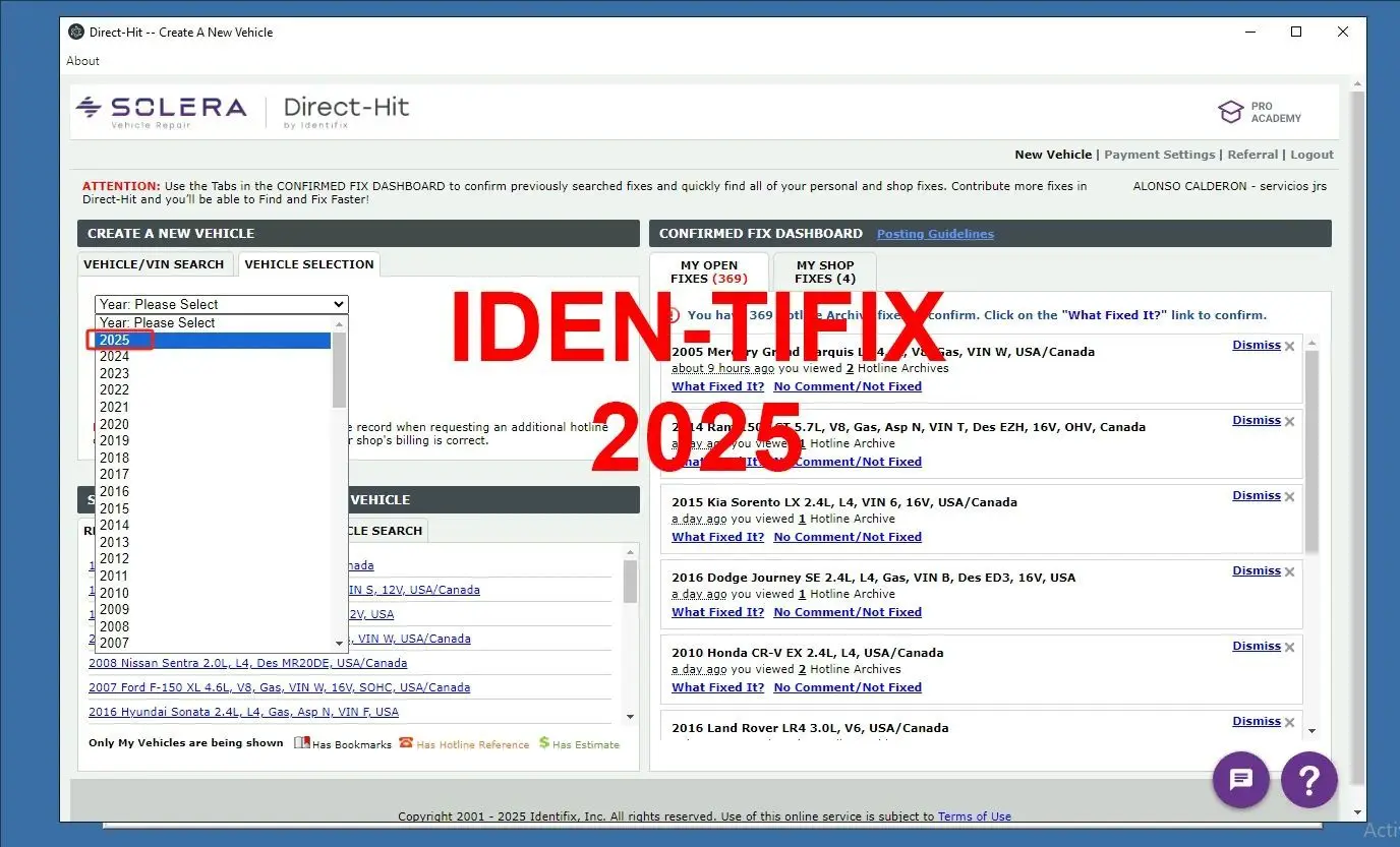 Cuenta en línea de reparación de taller 2026 para IDEN-TIFIX Aldata Auto-Data Elsa Win Service Box WIS FCA USA Haynes PRORepair Software