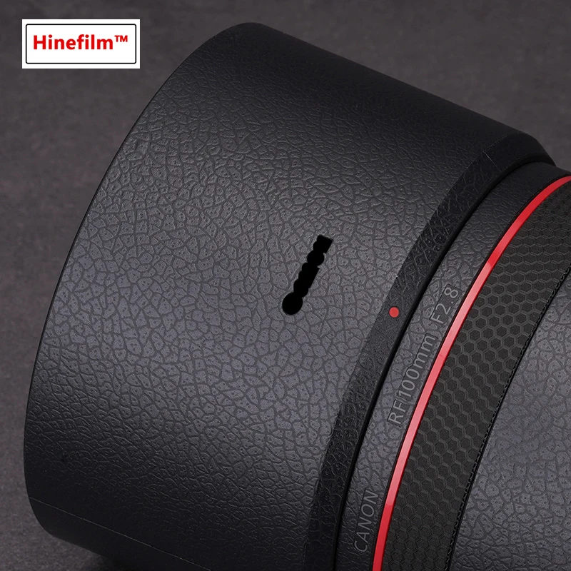 Hinefilm Skin para Canon RF100 2,8 lente Premium calcomanía película protectora de piel para Canon RF 100mm F2.8 L MACRO IS USM lente 100 F2.8