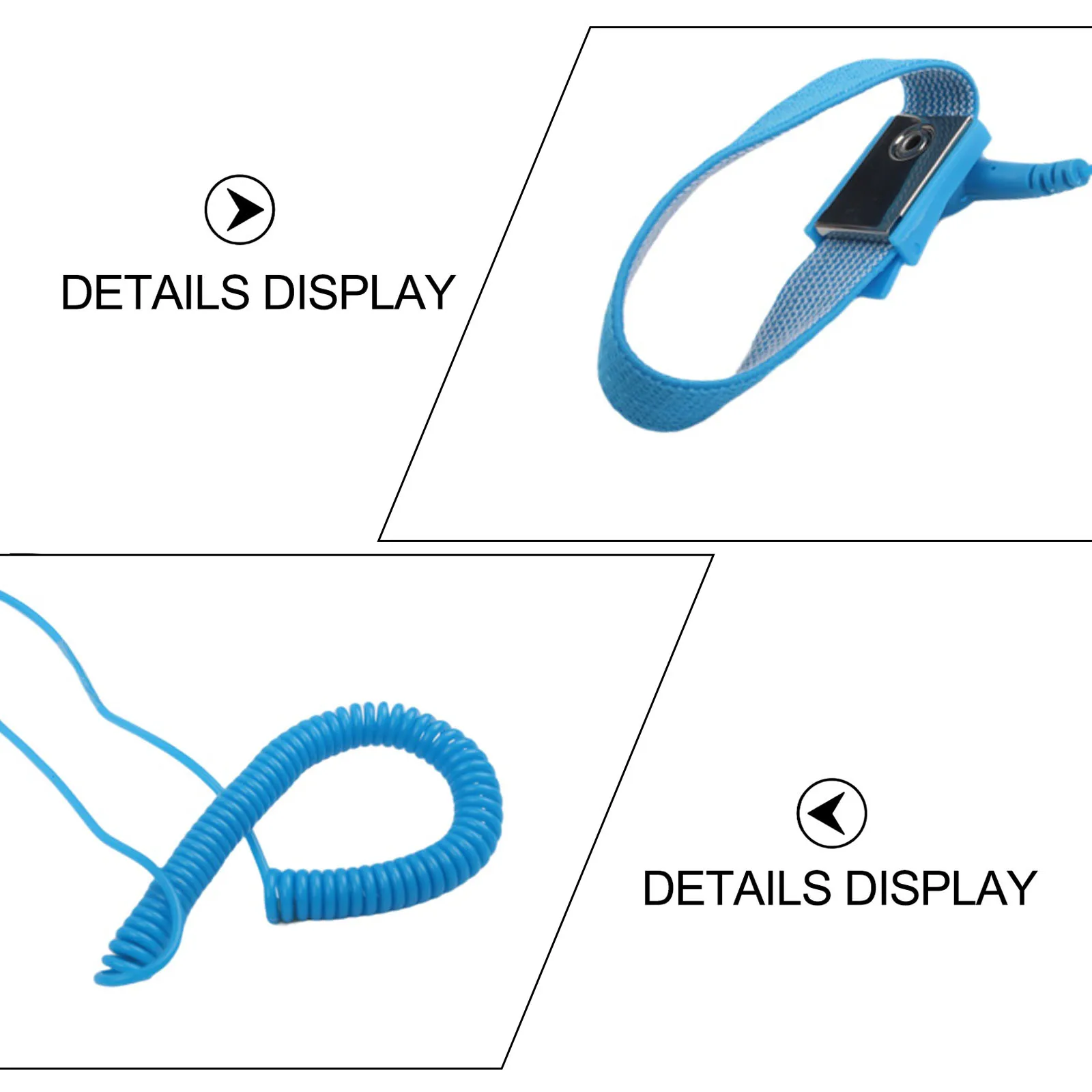 For ESD Safety Wristband with Double-Circuit Conductive Design and Skin-Friendly Fit for Long-Duration Electronics Work