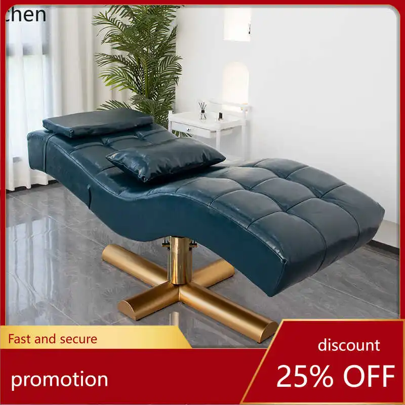 

HT eyelash bed beauty bed casual lying pattern embroidery simple and adjustable