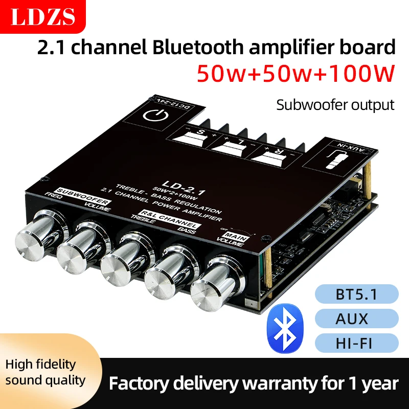 zy-21-サウンドアンプワイヤレス-bluetooth50-サブウーファーアンプボード-2x50w-100w-21-チャンネルスピーカーモジュールホームシアター