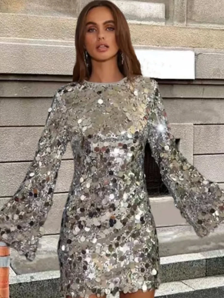 Thumbnail 2 - #14 Discounted Womens Sequin Party Dress Worth Buying