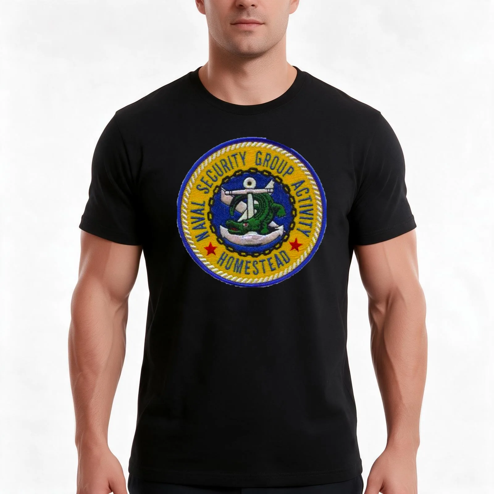 NAVAL SECURITY GROUP ACTIVITY HOMESTEAD T-Shirt Summer Casual Cotton Tee Oversized Streetwear Tops Vintage Graphic Print