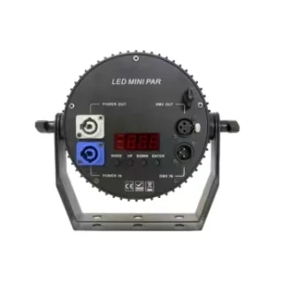 YYHCDMX512 Contas de luz LED super brilhantes Mini controle remoto 12X10W RGBW 4 polegadas 1 LED PAR lâmpada de mesa de dança