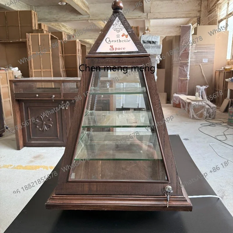 Exquisite Jewelry Cabinet Ornament Cabinet Decorative Boutique Figurine Cabinet Multifunctional Product Display