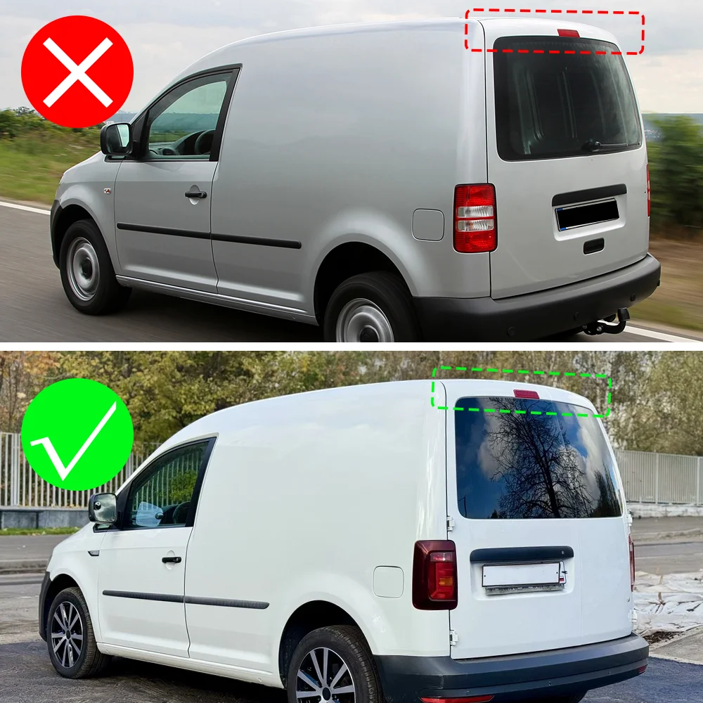 For Volkswagen VW Caddy 2K 2KN MK3 MK4 Panel Maxi Barn Door 2005-2018 Rear Roof Trunk Lid Spoiler Wings Body Kit view 4