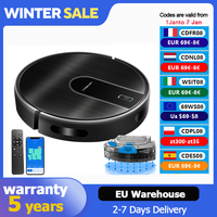 Robot Vacuum Cleaner LIECTROUX N7S-U,Smart Mapping,WiFi App,4000Pa,BLDC Motor,Ideal for Pet Hair,Carpet,Floor