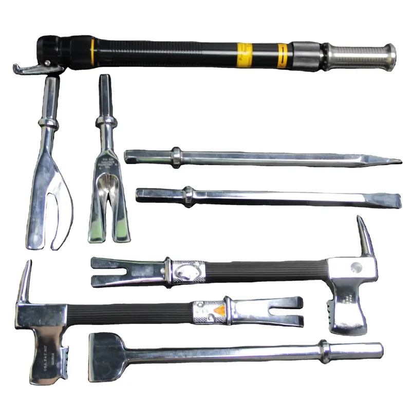 

ODETOOLS Claw Hammer PRT-8 Light Weight Manual Hand Rescue Tool Set With Aluminium Case for Rescue Chisel Flat