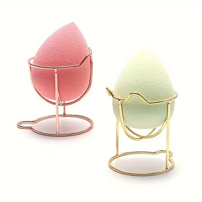 Suportes para Esponjas de Maquiagem, Suporte para Secagem de Esponjas de Maquiagem, Rack de Armazenamento para Esponjas de Beleza, Suporte para Exibição de Esponjas em Formato de Ovo