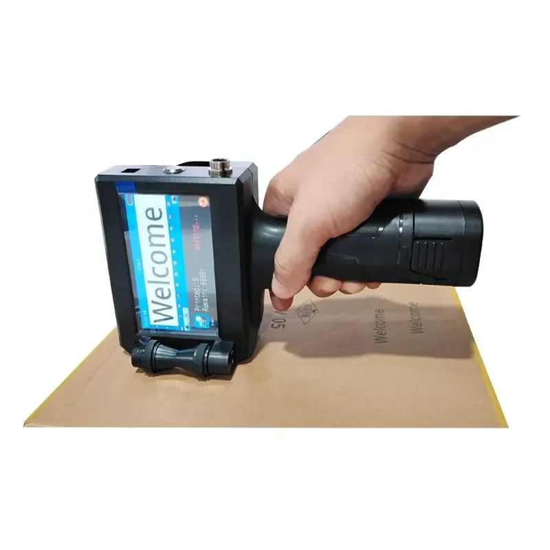 Portable Handheld 12.7mm 25.4mm Inkjet Printer Cheap Plastic ID Label Sticker Printing Machine
