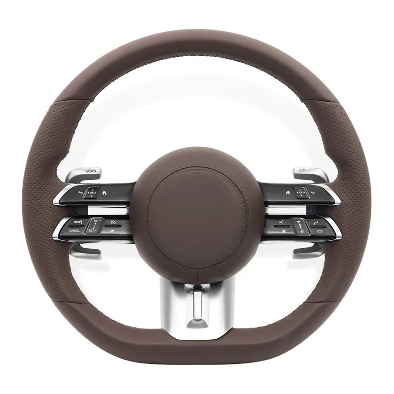 

For Mercedes Benz AMG Napa Leather Car Steering Wheel W205 W213 W166 W167 W177 W221 W222 W223 W204 W212 A/B/C/E/S/G/V Class