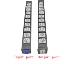 Aluminum Box Enclosure NAC3MPA NAC3MPB C Power Chassis for Stage Light LED Connector 20A/250V