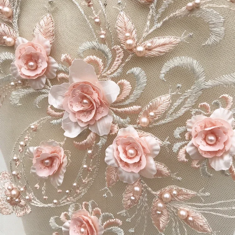 2pcs/lot New fashion Embroidery beaded Sequins Lace Flower,Children\'s Dress, Costume, DIY Lace Accessories 36*21cm RS1868
