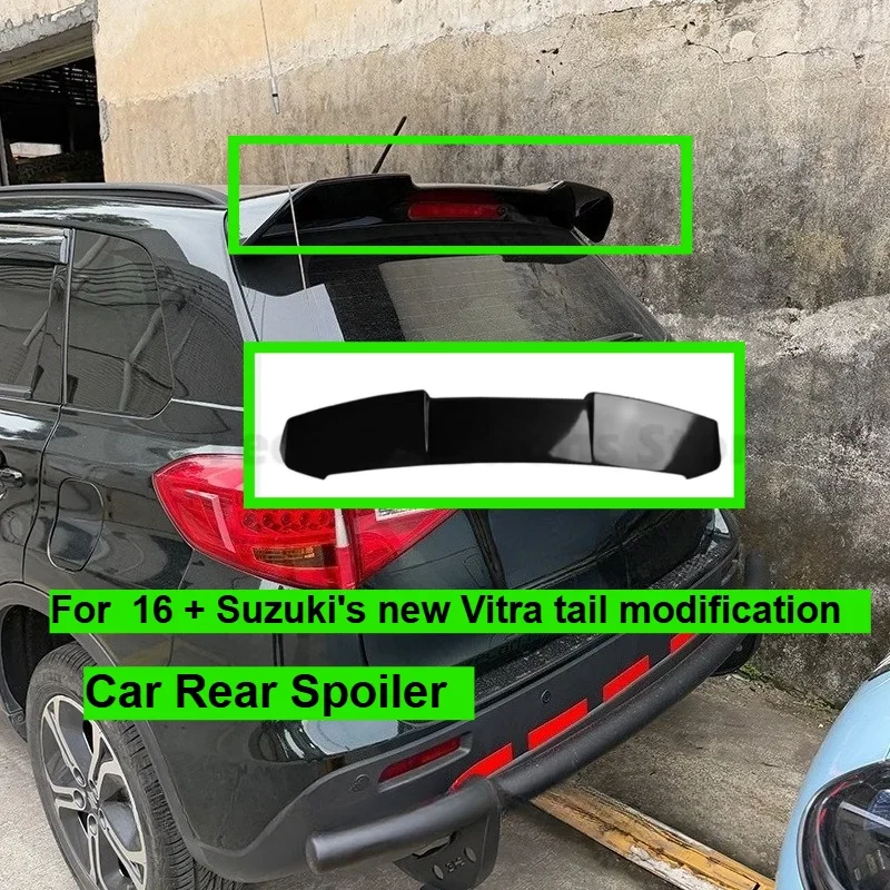 Kit de modification de la carrosserie pour Suzuki Vitara 16 Plus, aileron supérieur peint spécial, becquet fixe, aucun perçage requis