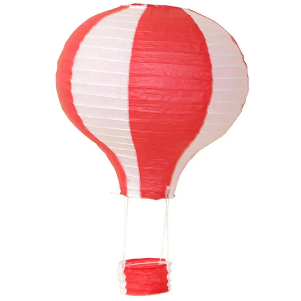 

Supplies Rainbow 12''30CM Hot Air Balloon Craft DIY Paper Lantern Hanging Air Balloon Festival Lantern Air Balloon Lantern