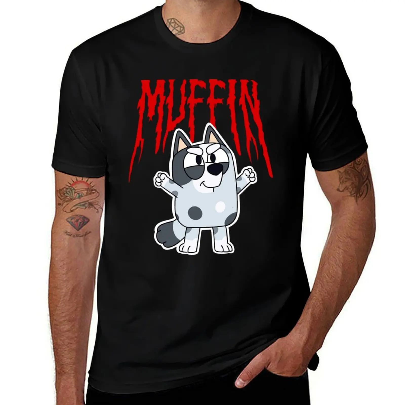 

Muffin Rock T-Shirt anime t shirts oversize t shirt man plain
