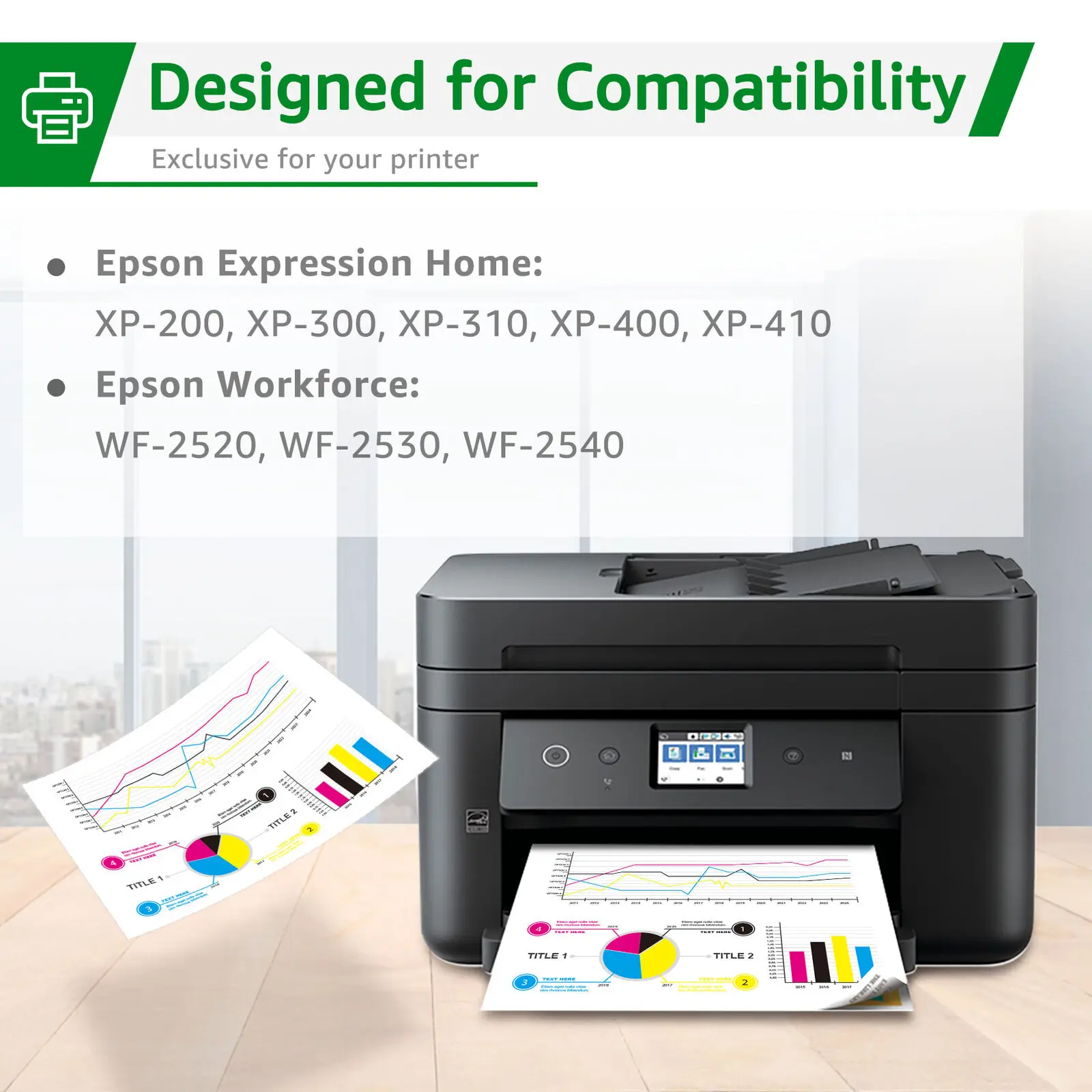 1x non-OEM 200XL чернила для Epson XP-200 XP-300 XP-310 XP-400 WF2530