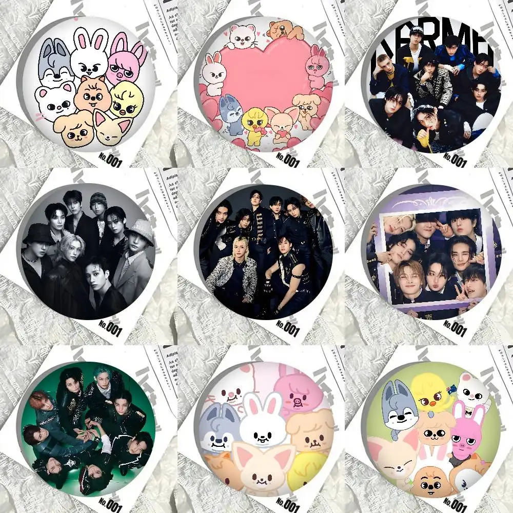New Album Handmade Brooch Cartoon Cosplay Badge On Backpack Jewelry Accessories Gifts Singer S-Stray Kids