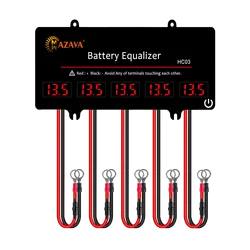 MAZAVA HC03 Battery Equalizer For 12/24/36/48/60V Batteries Voltage balancer 5S Active Lead Acid Touch Switch Battery Controller