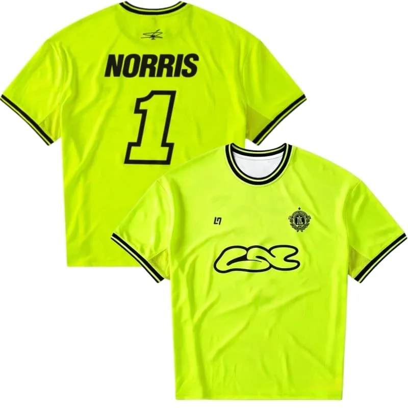 2026 LN1 Lando Norris 3D Graphic T-Shirt  McLaren Track Commemorative Edition Breathable Fan Tee Unisex / Matching Family Style