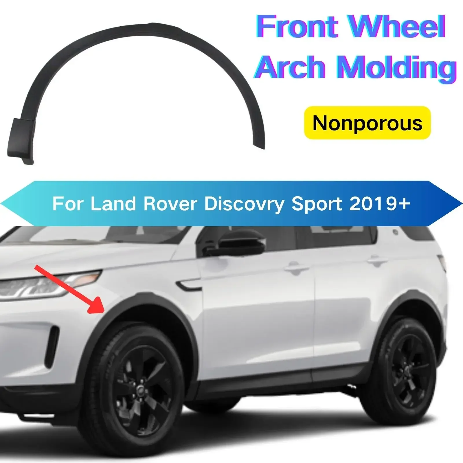 Front Wheel Arch Trim  For Land Rover Discovry Sport 2019+ Nonporous Fender Flares Car Accessories Cover Exterior Defend