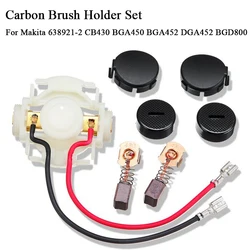 Carbon Brush Holder Set For Makita 638921-2 CB430 BGA450 BGA452 DGA452 BGD800 419518-4 643954-4 BJS160 BJS161 BGA402 DGA452REF