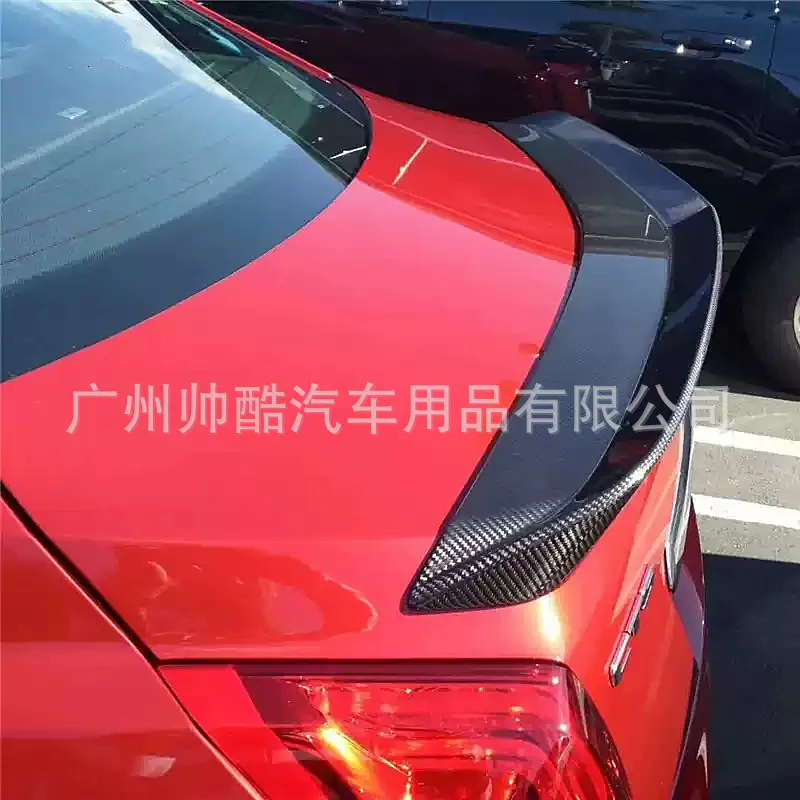 

Suitable for Cadillac CTS modified V carbon fiber tail fixed wind wing upper spoiler cts carbon fiber tail