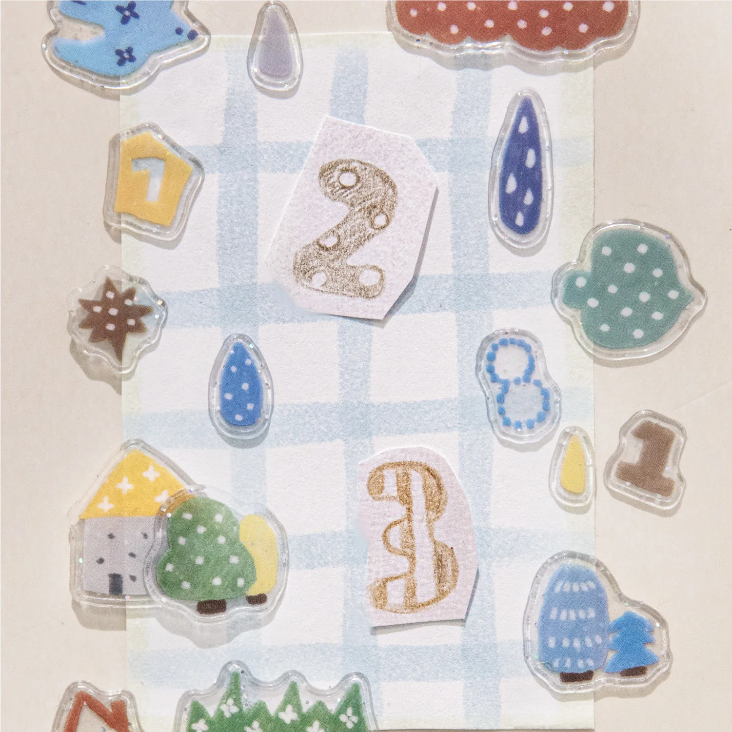 1pcs/1lot kawaii Stationery Sticker Cozy Little Things junk journal Decorative Scrapbooking DIY Craft Sticker