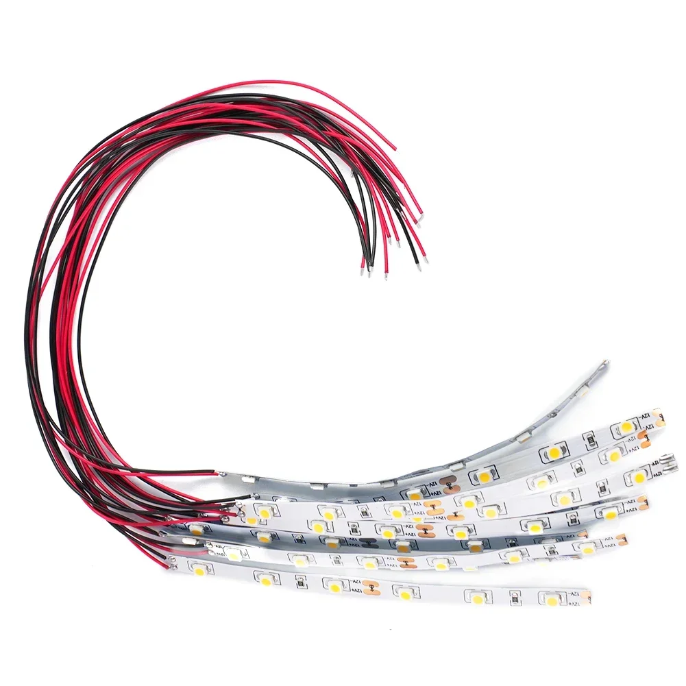 Accessories Dollhouse Indoor LED Light Strip Decoration 20 Cm Long 6 Led Building DIY Flexible LED Layout Pre Wired