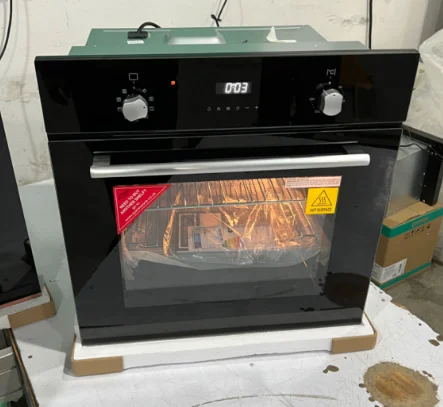 Horno eléctrico incorporado de 60 cm, 9 funciones, 2 perillas con panel de control táctil con parrilla