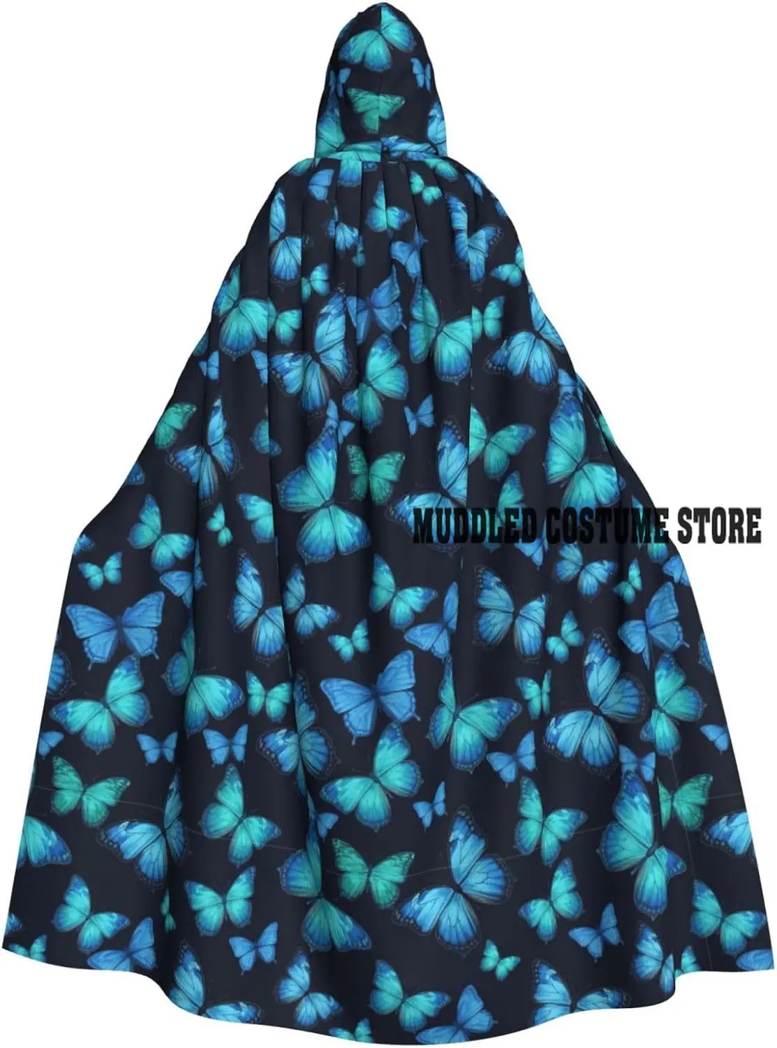 

Бабочка с капюшоном для женщин и мужчин, накидка с капюшоном, костюм на Хэллоуин, накидка на Хэллоуин