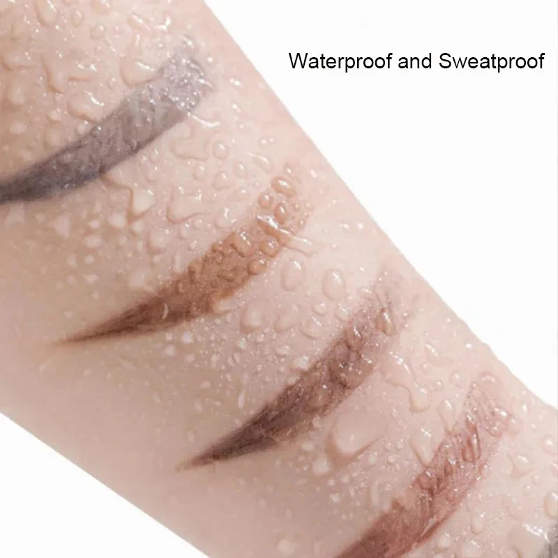 Waterproof sweat resistant non discoloring eyebrow pencil with long-lasting pulling wire professional cosmetic eyebrow pencil