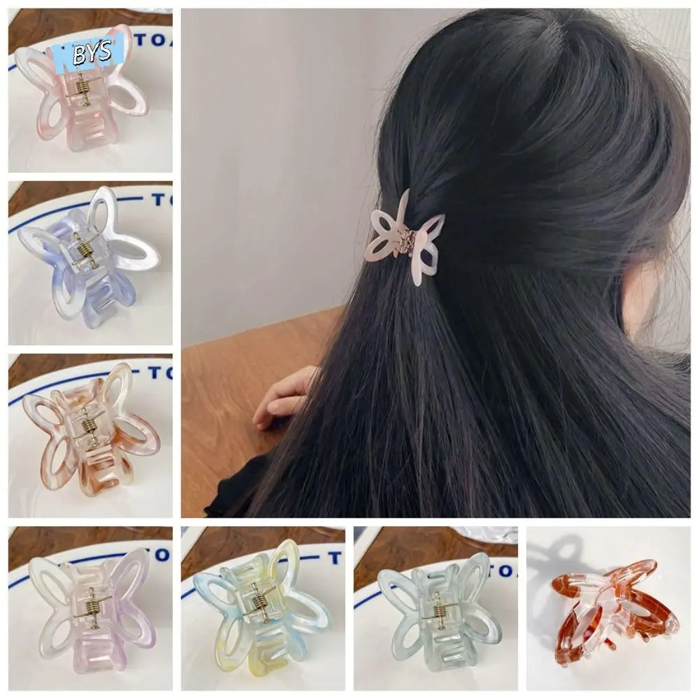 

Personalized Hollow Butterfly Hair Claw Colorful Hairpin Butterfly Hair Clip Grab Clip Acrylic Acetate Hair Claw Daily