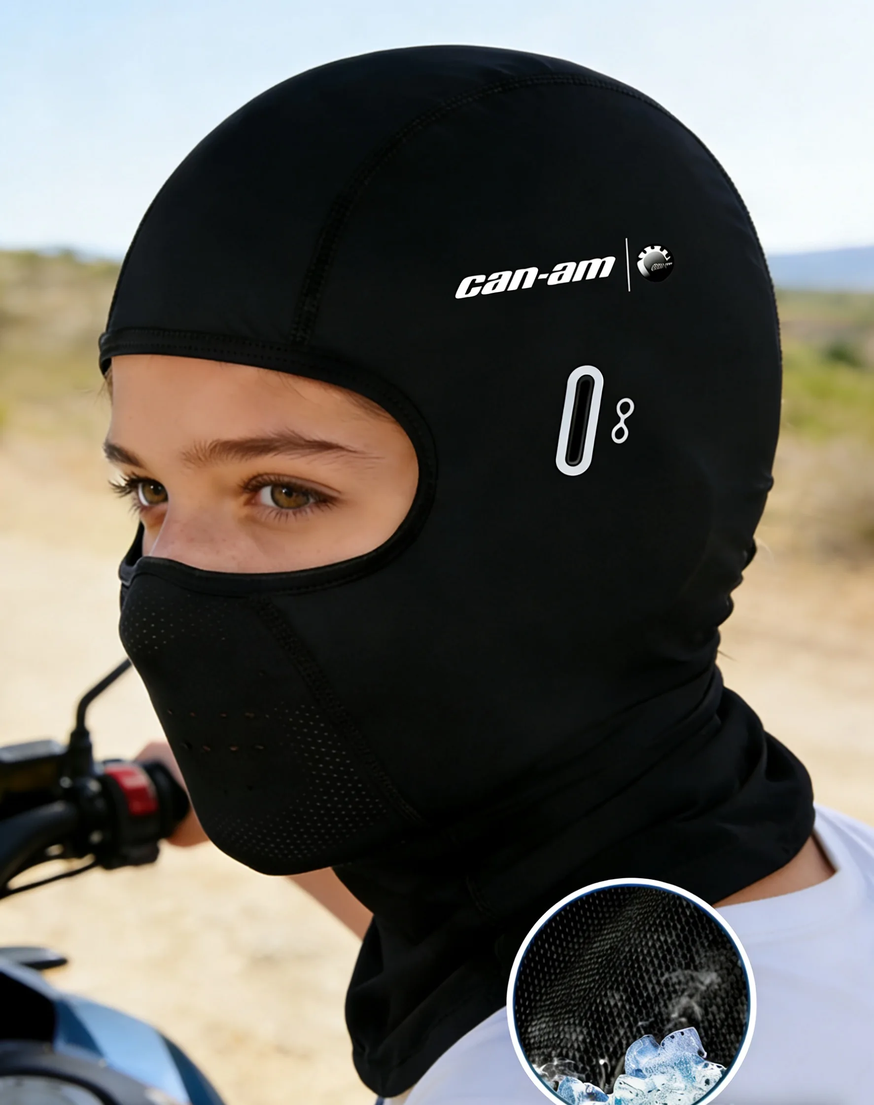 

For BRP Can-Am Balaclava – Summer UV Protection, Glasses Face Breathable Hole, Winter Warm Ski Mask, for Men Women Motorcyclist