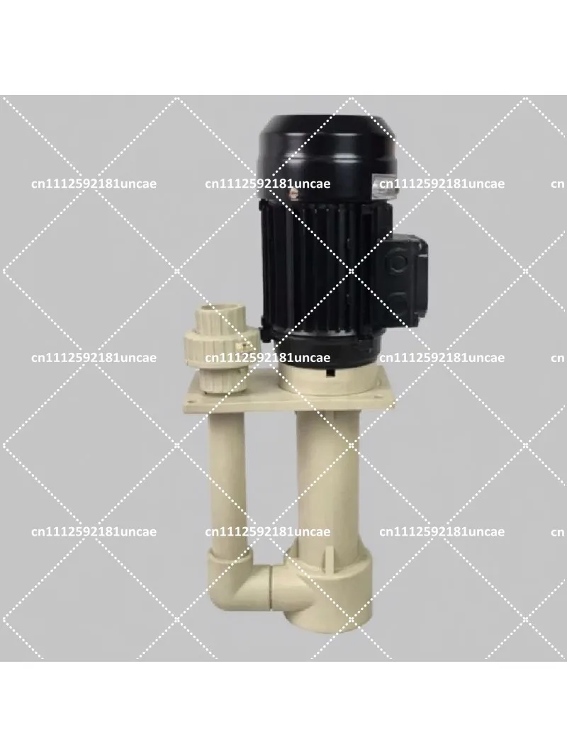 Vertical Acid Alkali Resistant Submerged Pump, Plastic Chemical Pump for Anti-Corrosion Tank 220V 380V