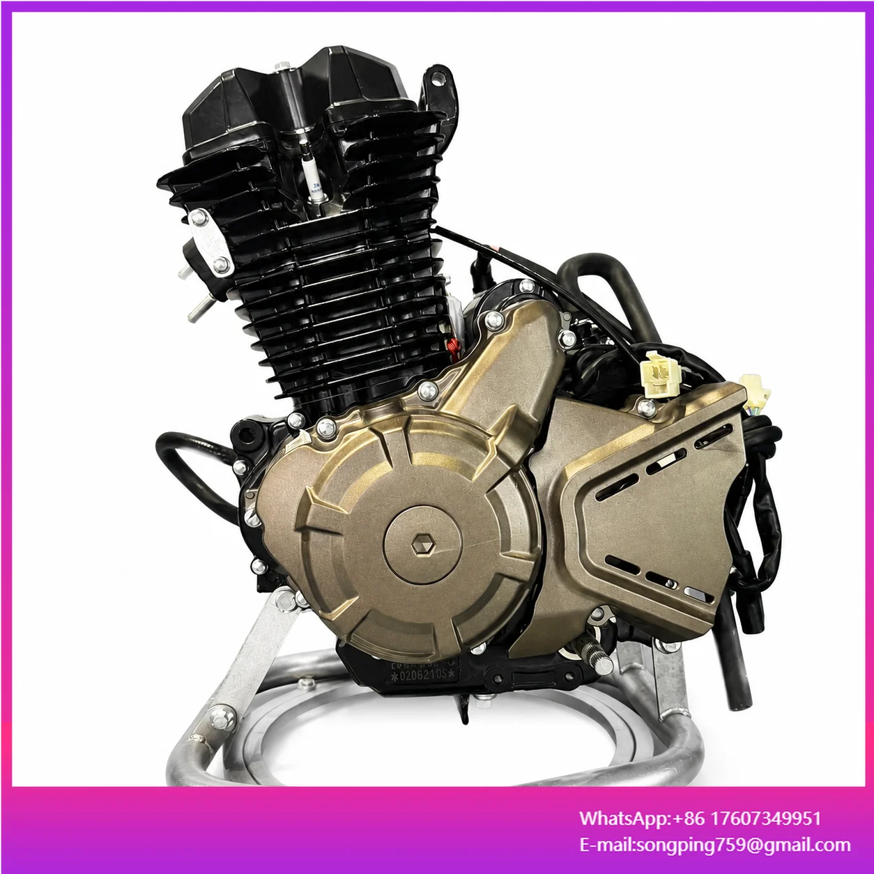 

Motorcycle Engine Assembly 110cc 125cc 150cc 180cc 200cc 250cc Petrol Engine for Bajaj Boxer Honda Apsonic Lifan Zongshen