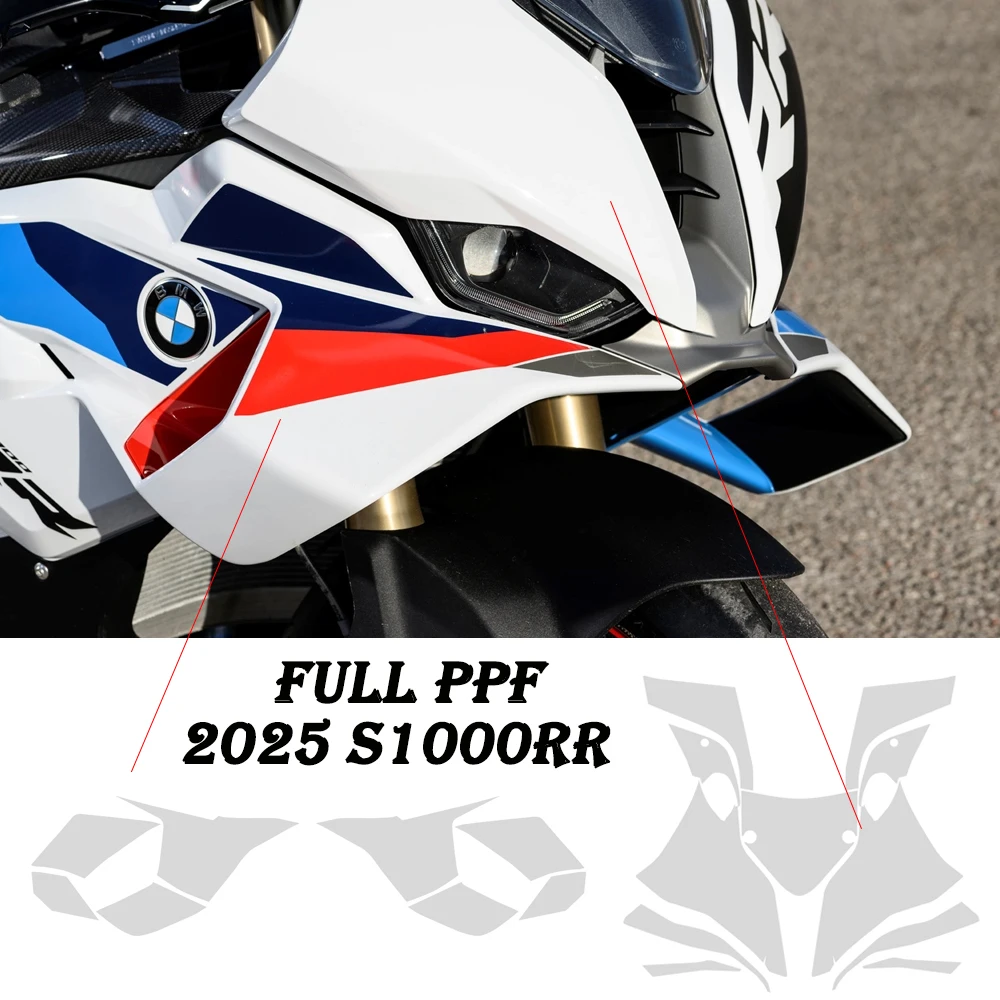 

Защитная пленка S1000 RR 2025, полный набор невидимых автомобильных чехлов для BMW S1000RR S1000rr 2025 2026, детали автоматического ремонта, ТПУ, PPF