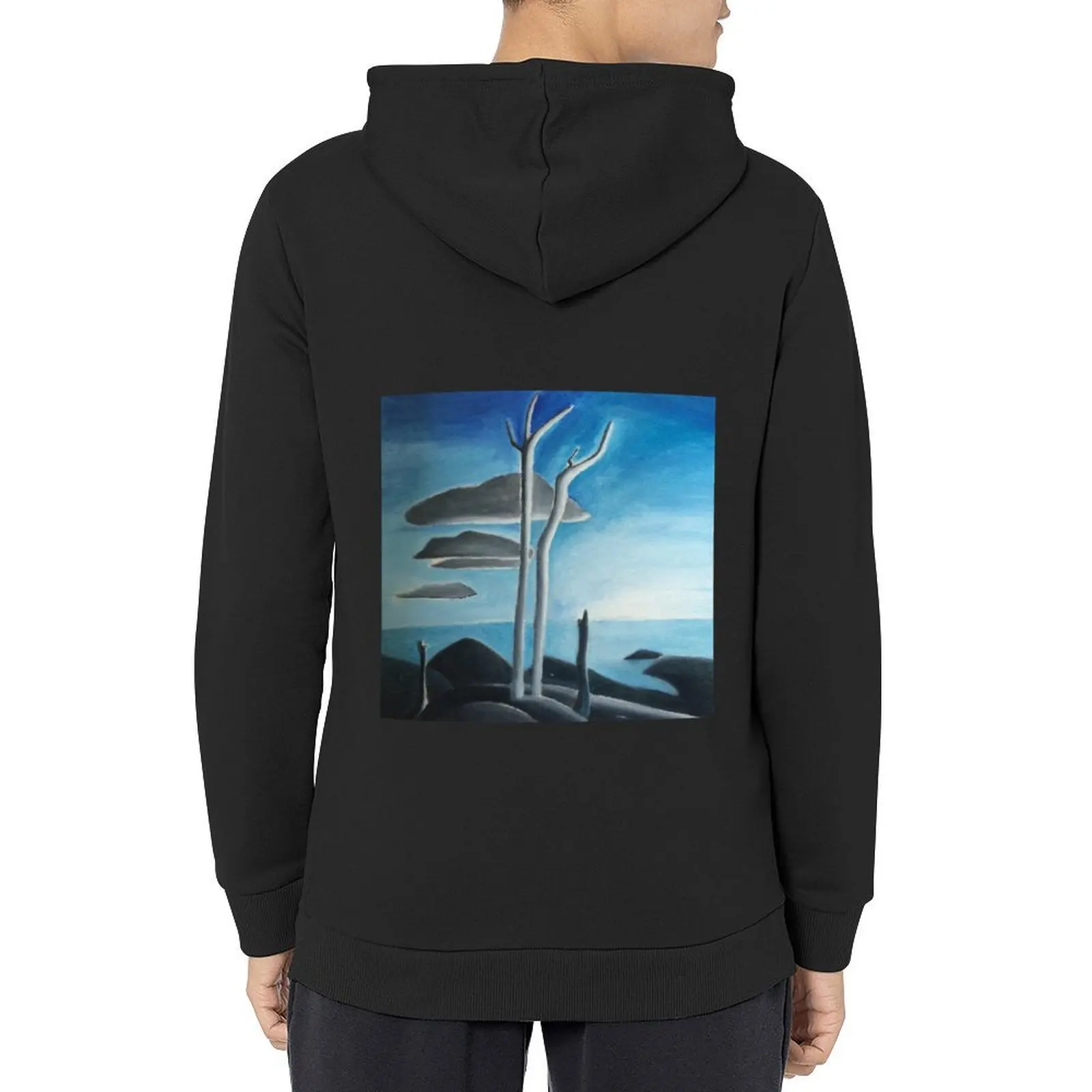 

Lake Superior Hoodie autumn hooded shirt blouse japanese style man hoodie