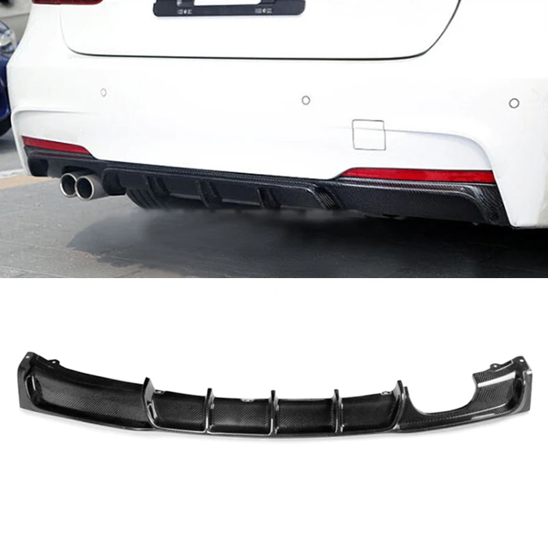 

Real Carbon Fiber Car Rear Bumper Diffuser for BMWS3 Series F30 M3 Sport Bumper Carbon Diffuser 2012-2018