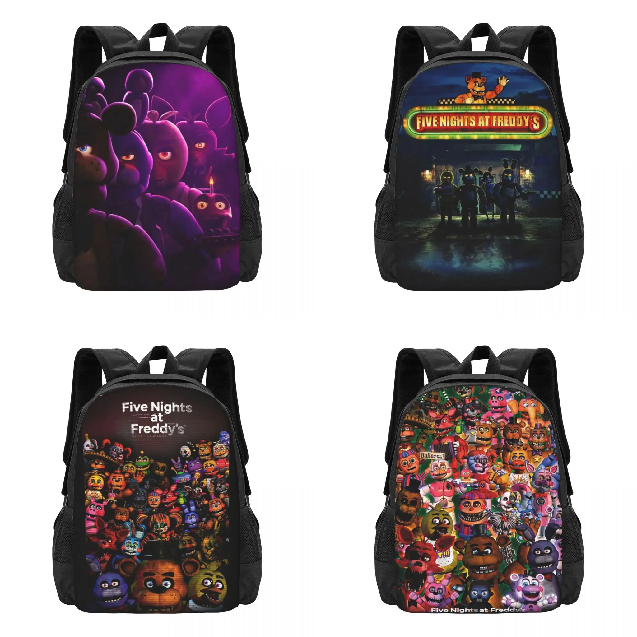 Jeu Five Night Freddy FNAF-Sac à dos de voyage pour ordinateur portable, sac d'ordinateur pour l'école ou les affaires, cadeau pour hommes et femmes