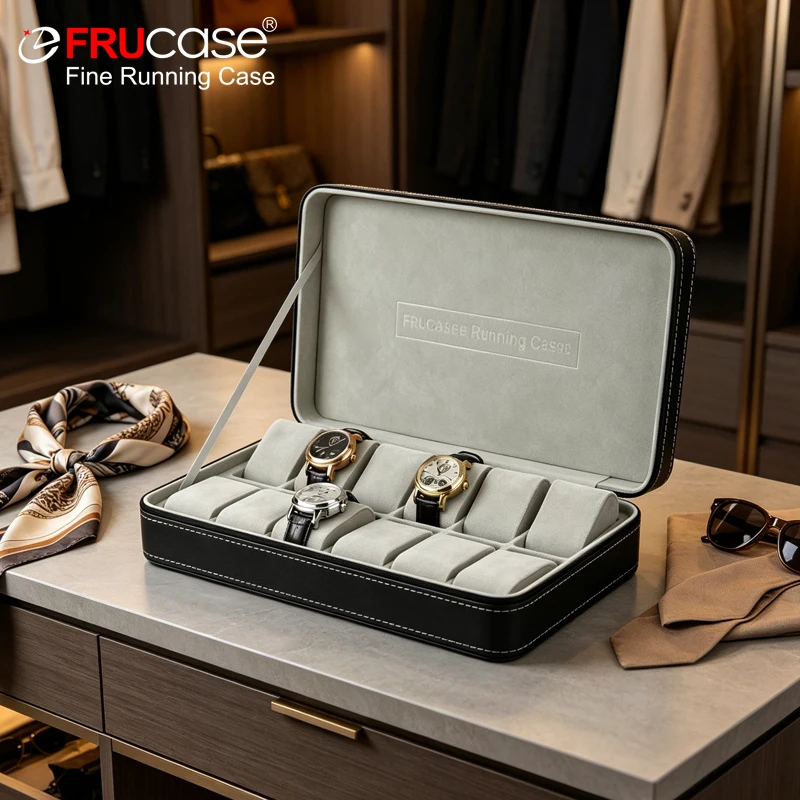 Best Jewelry Watches - FRUCASE Watch Box PU Leather Watch