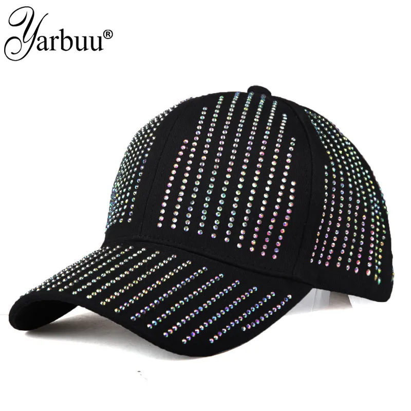 [YARBUU] New Fashion Four Seasons Baseball Cap For Women Casual Cotton Gorras Caps Trapstar Rhinestone Casquette Hats