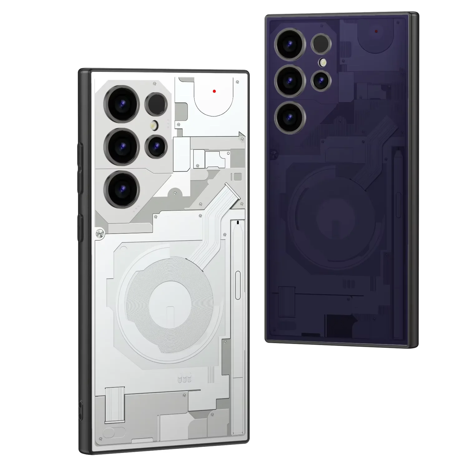 

Оригинальный чехол для Samsung Galaxy S24 Ultra Painted AG, матовый пластиковый чехол с мягким краем, противоударный чехол для Galaxy S24 Ultra