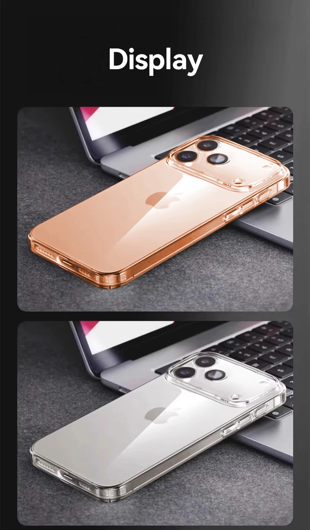 Joyroom Clear Case für iPhone 17 Pro Max, Anti-Drop, transparente Abdeckung, vergilbungsfrei, stoßfest, ultradünn, Displayschutz – Detail 17