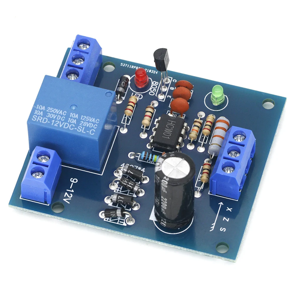 9V-12V Automatic Water Level Controller Sensor Circuit Board For Drainage Tank High Current Relay DIY Industrial Control