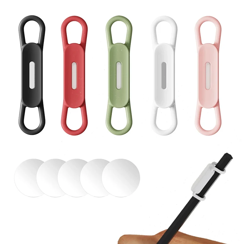 

2-6 шт. магнитный держатель для ручек, офисные доски, клейкие крючки для карандашей, регулируемые силиконовые магнитные держатели для маркеров для холодильника