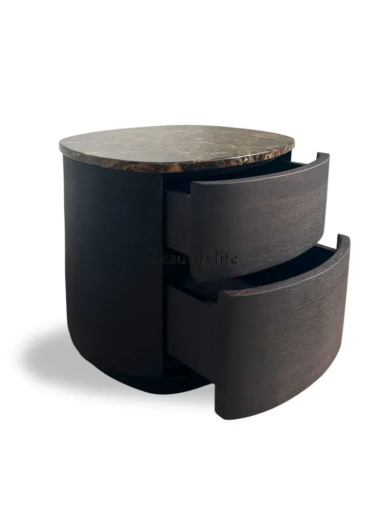 

Italian round bedside table designer small coffee table