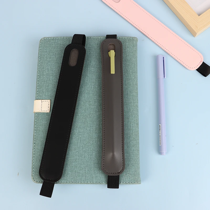ที่ใส่ปากกาแบบยืดได้ทำจากหนัง1ชิ้น, กระเป๋าดินสอสำหรับวางแผน, ที่ใส่ปากกาสำหรับโน้ตบุ๊ค, ที่ใส่ปากกาโน้ตบุ๊ค