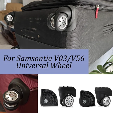 Suitable for Samsontie Suitcase V03/V56 Universal Wheel Luggage Accessories Replacement Repair Spare Parts for Trolleys Wheel